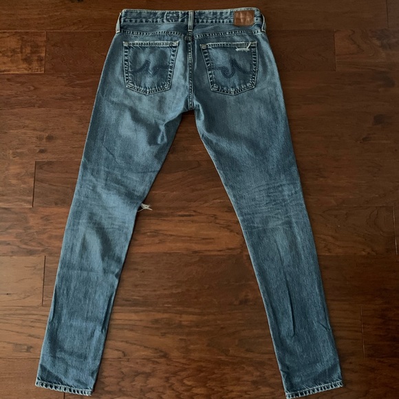 AG Jeans Ripped Boyfriend Skinny Jean - Picture 3 of 7